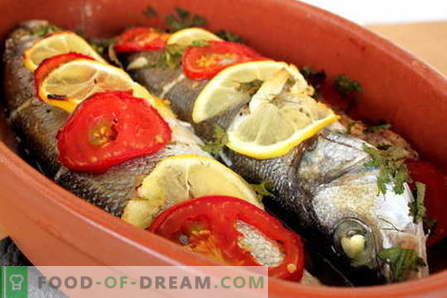 Pesce al forno nel forno - le migliori ricette. Come cucinare il pesce in forno.
