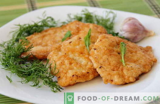 Le braciole di pollo sono le migliori ricette. Come cucinare correttamente e gustose cotolette di pollo.