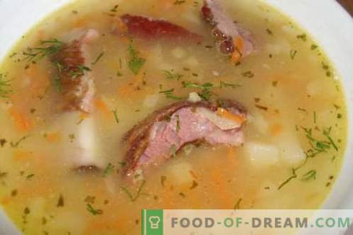 Zuppa di piselli - le migliori ricette. Come cucinare correttamente e gustoso zuppa di piselli.