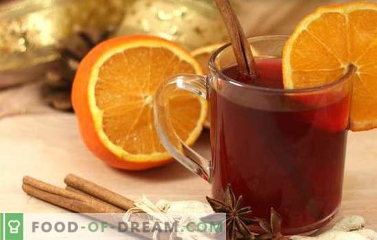 Vin brulè con arancia - la bevanda più invernale, fragrante e riscaldante! Cucinando tutto il vin brulè con le arance