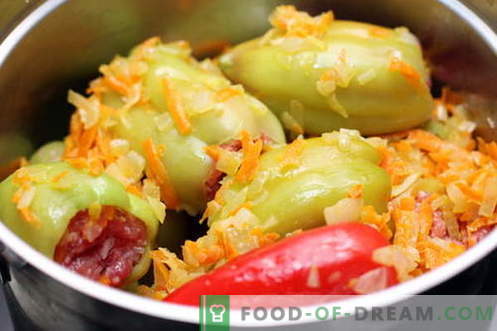 Peperoni ripieni: le migliori ricette. Come cucinare correttamente e cucinare i peperoni ripieni.
