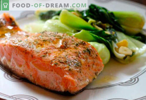 Salmone al forno al forno - le migliori ricette. Come cucinare correttamente e gustoso salmone, cotto in forno.