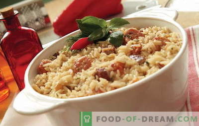 Cosa cucinare riso con carne in forno? Idee per l'ispirazione culinaria: ricette per piatti di riso con carne al forno