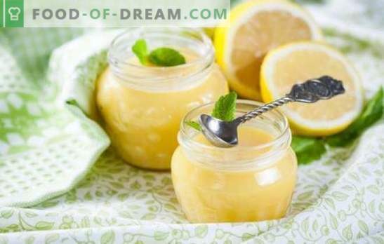 Crema al limone: ricette complesse e semplici. Le regole per cucinare una gustosa e delicata crema al limone secondo le ricette dei migliori pasticceri