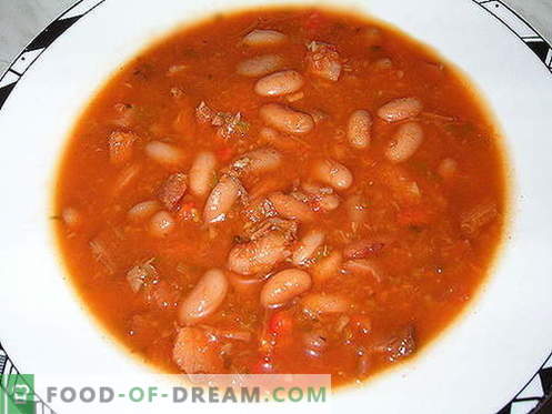 Zuppa di fagioli - le migliori ricette, trucchi e segreti. Come cucinare una deliziosa zuppa di fagioli: con carne, pancetta, pollo