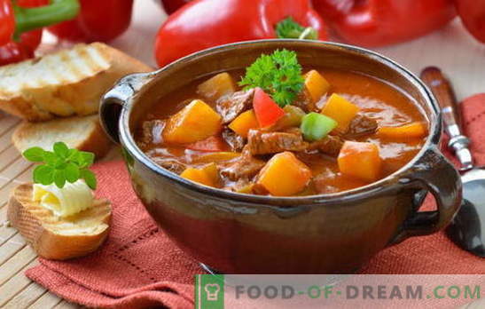 La zuppa ungherese è insolita, ma gustosa! Diverse ricette di zuppe ungheresi: con carne, pesce, fagioli, spinaci, ciliegie