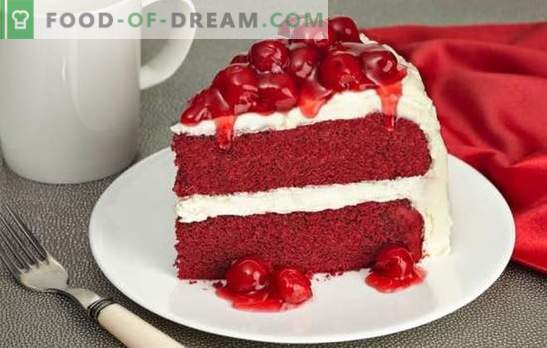 Red Velvet Cake è un trattamento luminoso e saporito. Le migliori ricette della famosa torta 