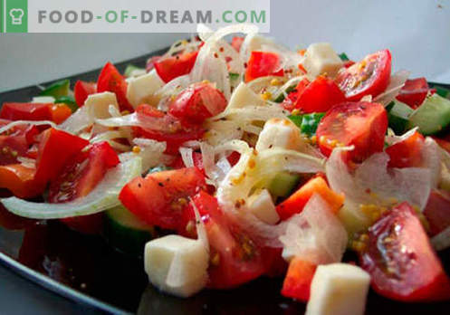 Le insalate di verdure fresche sono le migliori ricette. Come preparare correttamente e deliziosamente insalate di verdure fresche.
