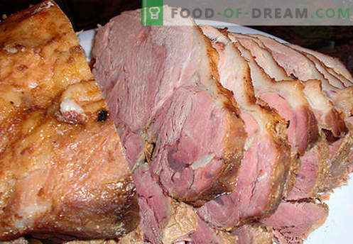 Свинска шунка - най-добрите рецепти. Как да правилно и вкусно готви свинска шунка у дома.