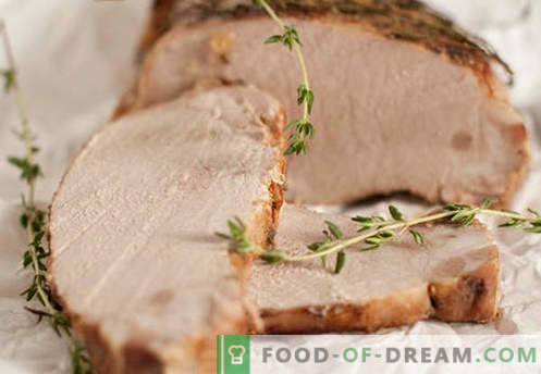 maiale fatto in casa - le migliori ricette. Come preparare correttamente e gustoso maiale cotto a casa.