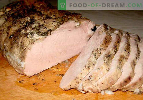 maiale fatto in casa - le migliori ricette. Come preparare correttamente e gustoso maiale cotto a casa.