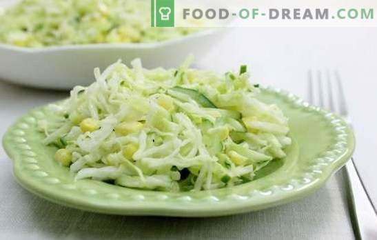 L'insalata con cetrioli e maionese è sempre uno spuntino vitaminico aggiornato. Le migliori ricette per insalata con cetrioli e maionese