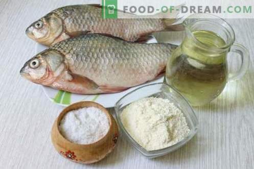 Due delle ricette più gustose e veloci per la cottura di pesci di fiume (carassi)