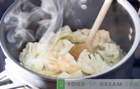 Quanto cucinare il cavolfiore: fresco e congelato. Diversi metodi e ricette: come cucinare il cavolfiore per diversi piatti