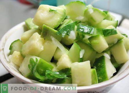 Insalata di zucchine - le migliori ricette. Come correttamente e gustoso per preparare un'insalata di zucchine.