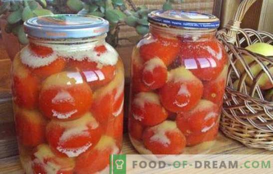 Pomodori con mostarda per l'inverno - una billetta popolare con mille opzioni. Le 10 migliori ricette per pomodori con mostarda per l'inverno