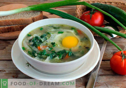 dilgėlių sriuba - patvirtinti receptai. Kaip tinkamai ir skaniai virti dilgėlių sriuba.