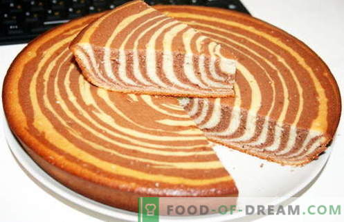 Torta zebra - le migliori ricette. Come cucinare correttamente e gustoso torta di zebra.