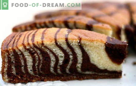 Torta zebra - le migliori ricette. Come cucinare correttamente e gustoso torta di zebra.
