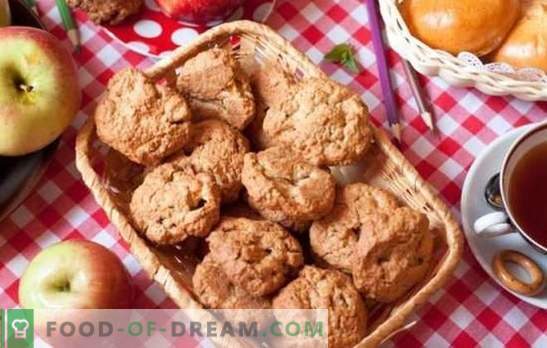 I biscotti di farina d'avena con le mele sono gustosi e sani. Segreti e trucchi: come fare un dessert fin dall'infanzia - biscotti d'avena con mele