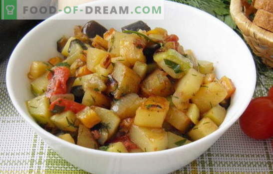 Lo stufato di verdure con zucchine e patate è il preferito del menu estivo. Ricetta per verdure in umido con zucchine e patate: minimo sforzo