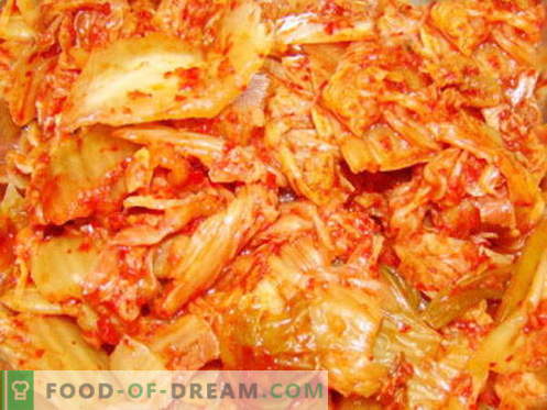 Cavolo in coreano - le migliori ricette. Come cucinare correttamente e gustoso cavolo in coreano.