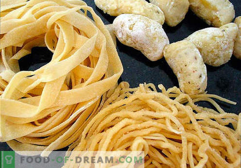 İşbirliği bovling Depresyonda  Noodles fatti in casa - le migliori ricette. Come cucinare correttamente e  gustoso pasta fatta in casa.