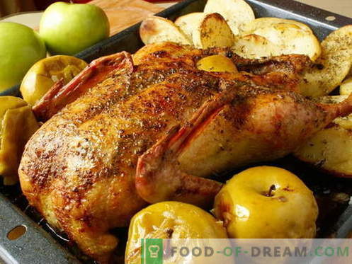 Патица с ябълки - най-добрите рецепти. Как правилно и вкусно да се готви патица с ябълки.