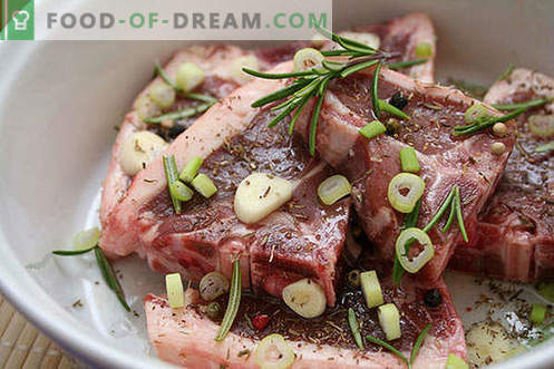 Marinate per la carne - le migliori ricette. Come cucinare correttamente e saporita la marinata per la carne.