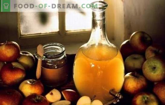 Aceto di sidro di mele: cucinare a casa. Perché è meglio cucinare l'aceto di sidro di mele a casa