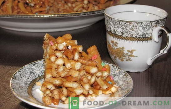 Questa chak-chak è una ricetta a casa. Tutti i trucchi e i segreti di cucinare il miele a casa chak-chak