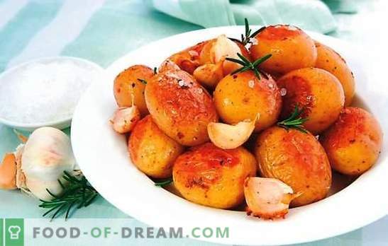 Patate giovani in un fornello lento - un gustoso piatto dell'autunno. Ricetta per patate novelle in un fornello lento: cotto, arrostito, in umido