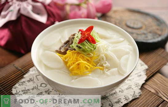 Zuppa coreana - fragrante, calda e potente! Ricette di zuppe coreane: con daikon, frutti di mare, noodles, cavoli, tofu