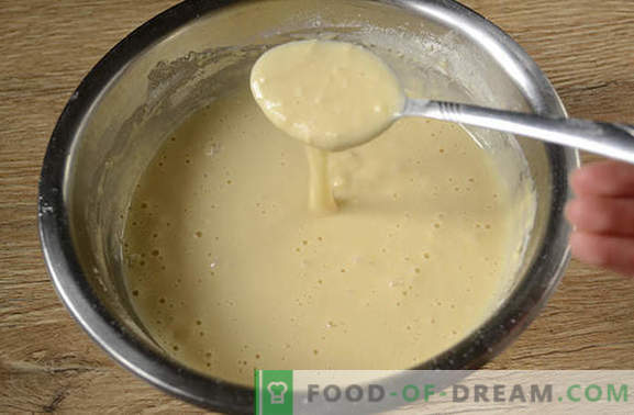 Pancakes sul latte: versione americana asciutta delle solite frittelle! Ricetta fotografica dettagliata dell'autore di pancake sul latte - semplice yummy