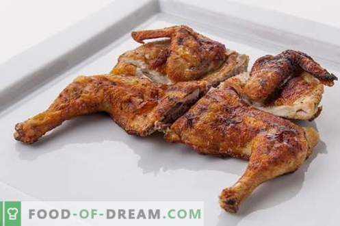 tabacco di pollo - le migliori ricette. Come cucinare correttamente e gustoso pollo al tabacco.