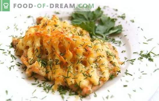 Il pesce sotto la maionese nel forno è un piatto senza pretese! Ricette per la maionese al forno in forno con patate, formaggio, verdure varie