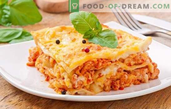 Lasagna Bolognese - la cena sarà italiana! Ricette popolari per preparare le lasagne 