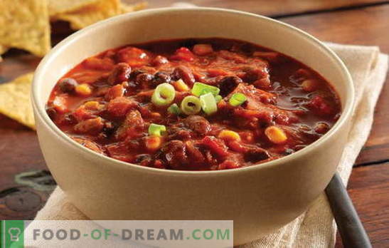 La zuppa di fagioli rossi è un piatto gustoso e luminoso per tutti i giorni. Le migliori ricette per zuppa di fagioli di fagioli rossi