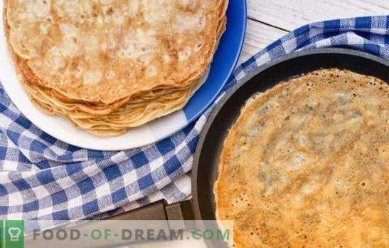 Pancakes in acqua con uova: una ricetta passo-passo per un piatto tradizionale russo. Cucina classica e frittelle ripiene in acqua con uova (passo dopo passo)