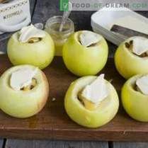 Manzanas al horno con miel y frutas secas