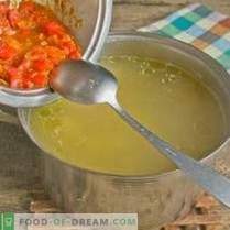Suppe mit Nudeln und Gemüse - wenn sie schnell, gesund und lecker ist