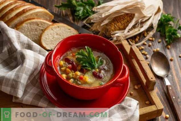 Mehiška juha s koruzo in fižolom - enostavna in cenovno dostopna