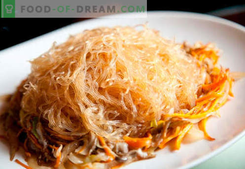 spaghetti di riso - le migliori ricette. Come cucinare correttamente e gustoso spaghetti di riso a casa.