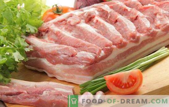 Pancia di maiale - grassa e dannosa? No, succoso e delizioso! Le migliori ricette tradizionali e dell'autore della pancia di maiale