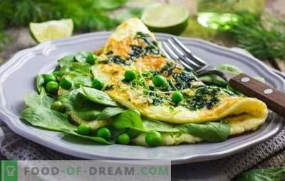 L'omelette dietetica è una manna per gli adepti del mangiar sano. Ricette dieta frittata al vapore, nel forno, fornello lento, forno a microonde