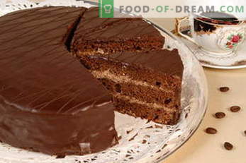 Torte. Ricette per torte: Napoleone, Torta al miele, Biscotto, Cioccolato, Latte d'uccello, Panna acida ...
