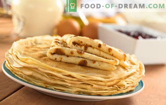 I pancakes sul kefir bollito sono una prelibatezza preferita nella nuova versione. Ricette frittelle openwork per yogurt con acqua bollente