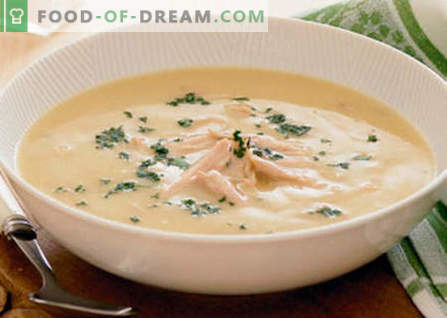 Zuppa di crema di pollo - le migliori ricette. Come cucinare correttamente e deliziosamente il brodo di pollo.