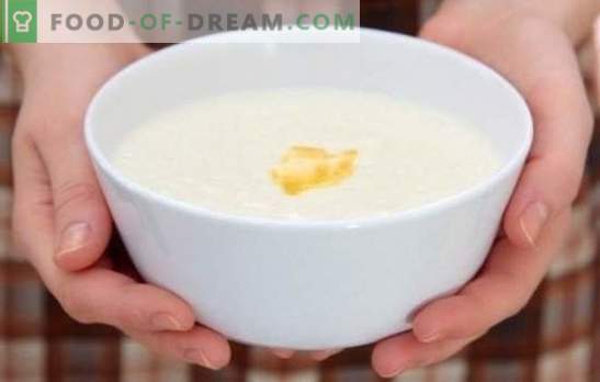 Come le nostre nonne cucinavano porridge di semola, ricette: classici e opzioni senza latte intero