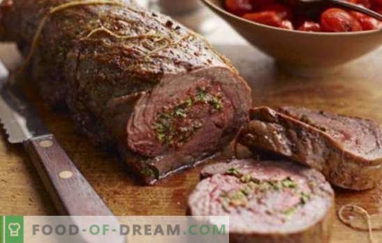 Spuntini di carne per tutti i gusti: insalata, rotolo, aspic, maiale, filetto al forno. Ricette antipasti di carne per la tavola festiva